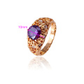 11695 - Xuping Hot Sales Gold Finger Ring Design Para Mulheres Com Preço